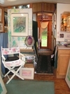 Caboose interior.